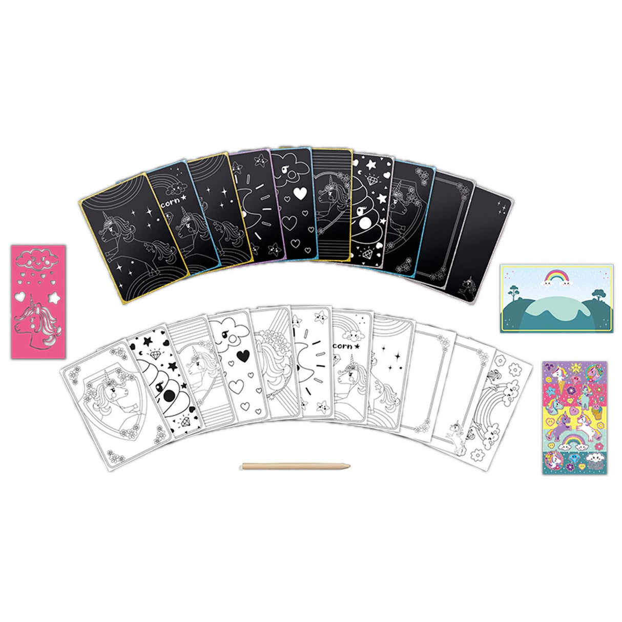 Totum Unicorn - Scratch Book