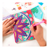 Tom Diamond Painting Diary - Flower Mandala růžová