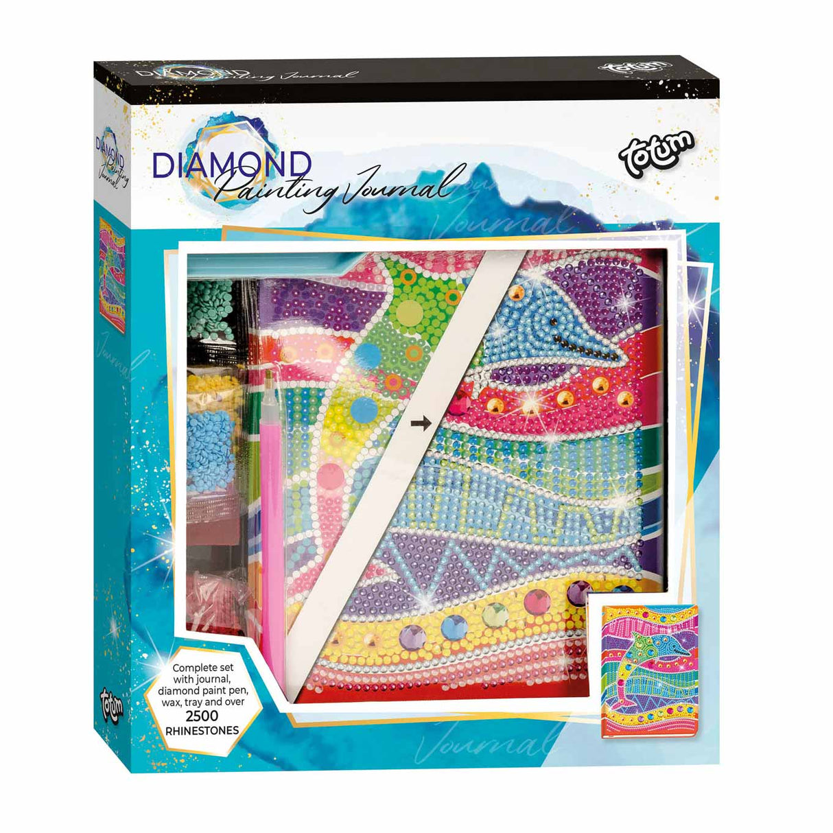Diamantový malířský deník Totum - Dolphin