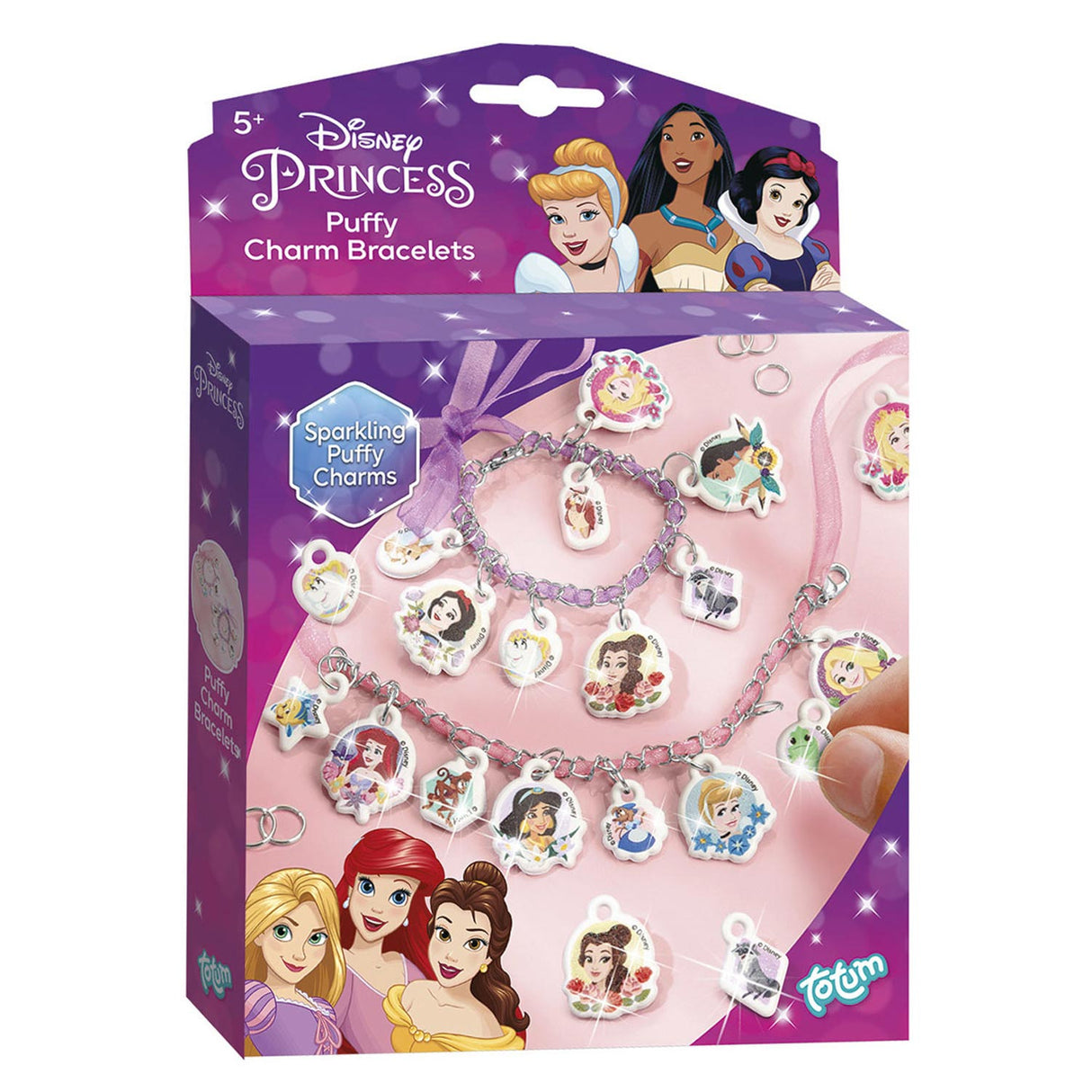 Totum Disney Princess - Pulseras de encanto hinchadas