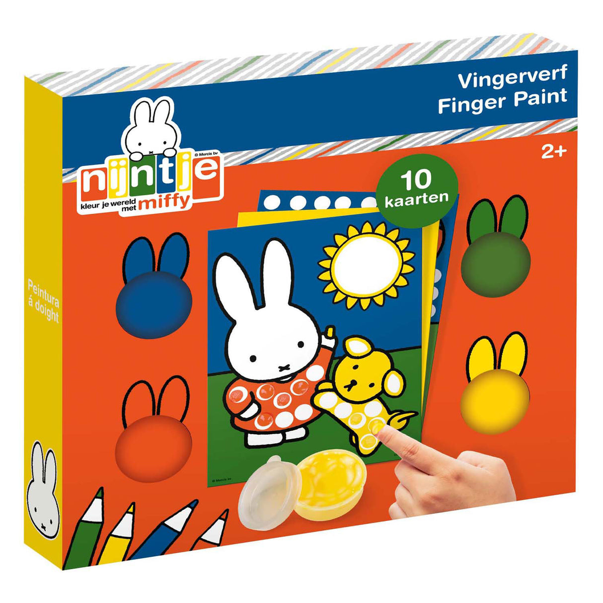 Bambolino creative with finger paint Miffy