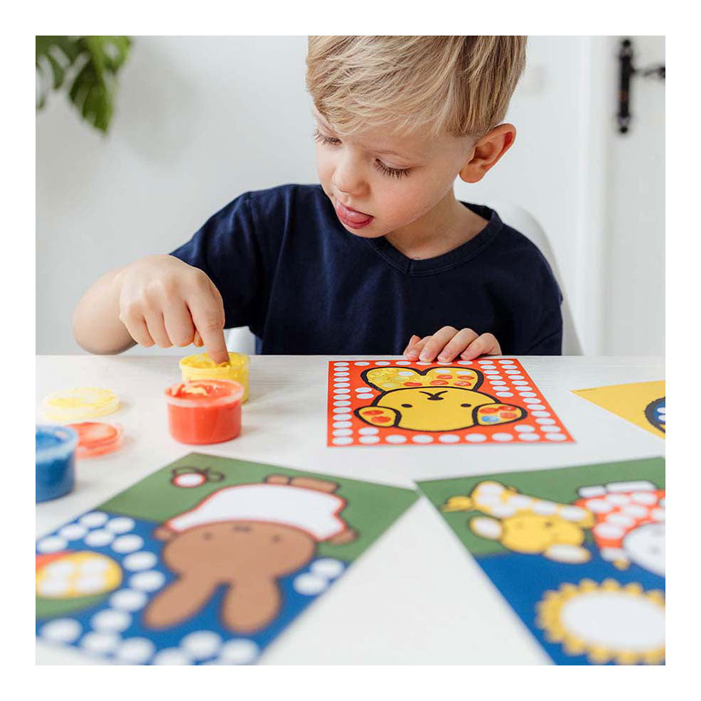 Bambolino creative with finger paint Miffy