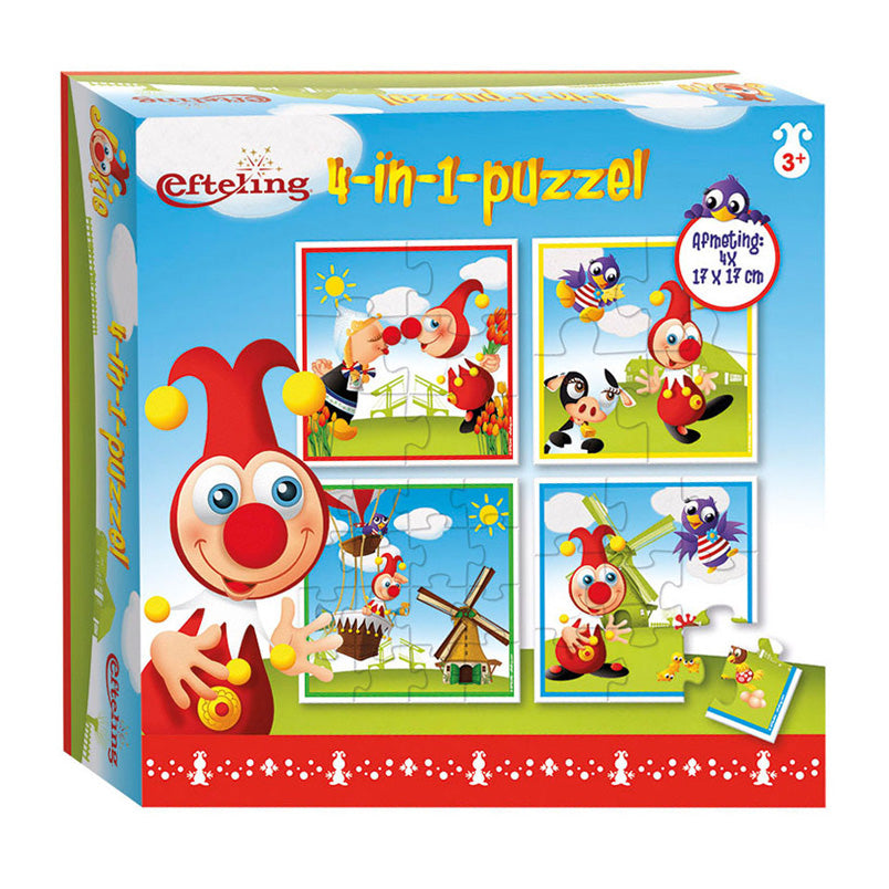Bambolino Spillsaachen 4in1 Puzzle Jokie, 16st.