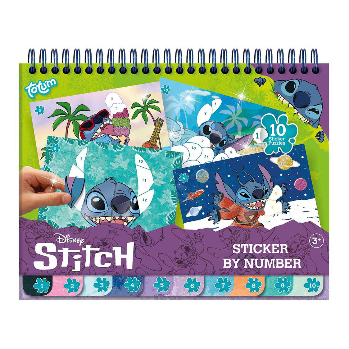 Totum sticker by number book stitch