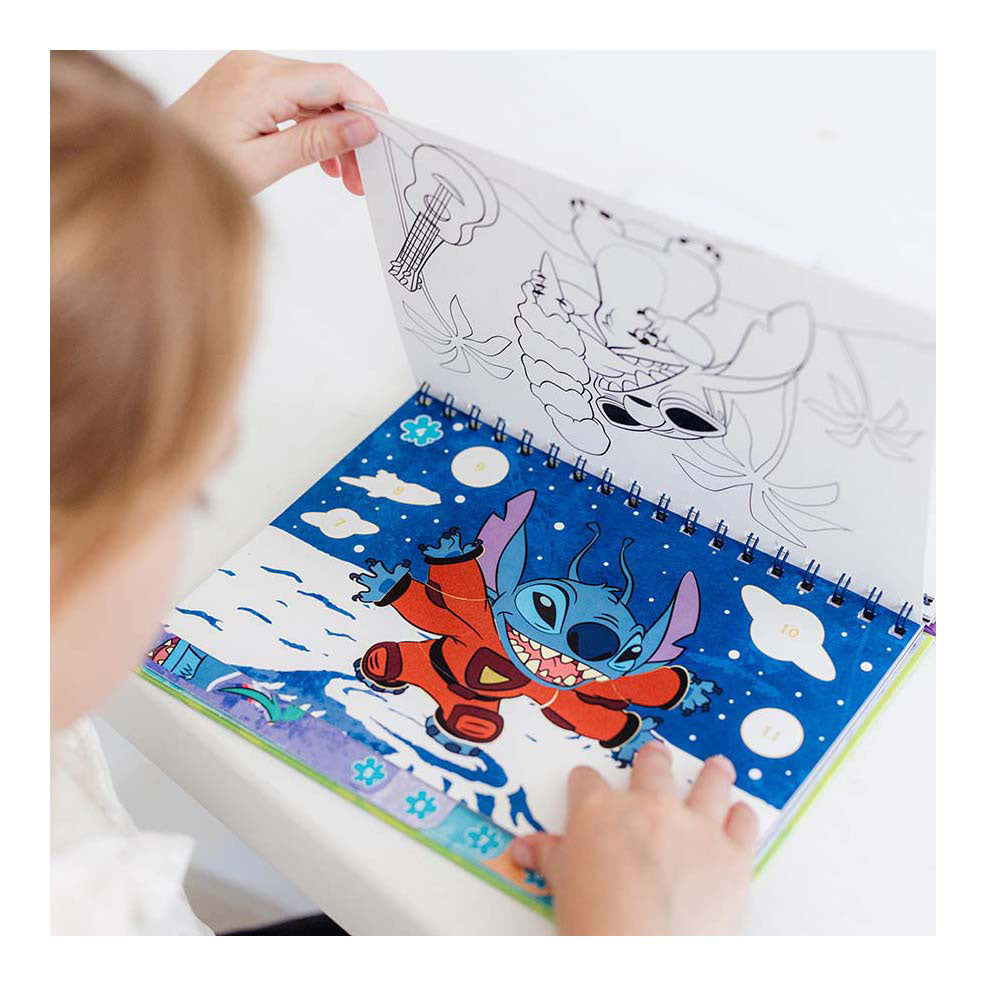 Totum stickeren op nummer boek stitch