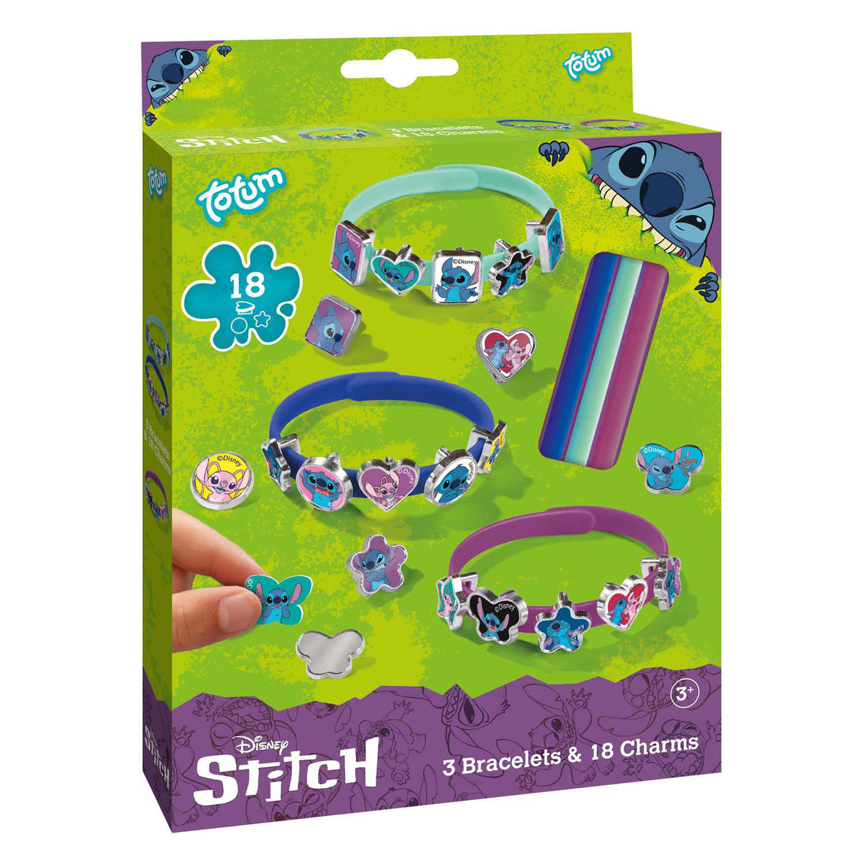 Totum Stitch slide bracelets charms