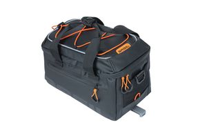 Basil Miles tarpaulin zavazadla Privet Bag Mik - Sporty Black Bicycle Crepas, vodotěsný, 7L obsah