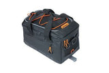Basil Miles tarpaulin zavazadla Privet Bag Mik - Sporty Black Bicycle Crepas, vodotěsný, 7L obsah