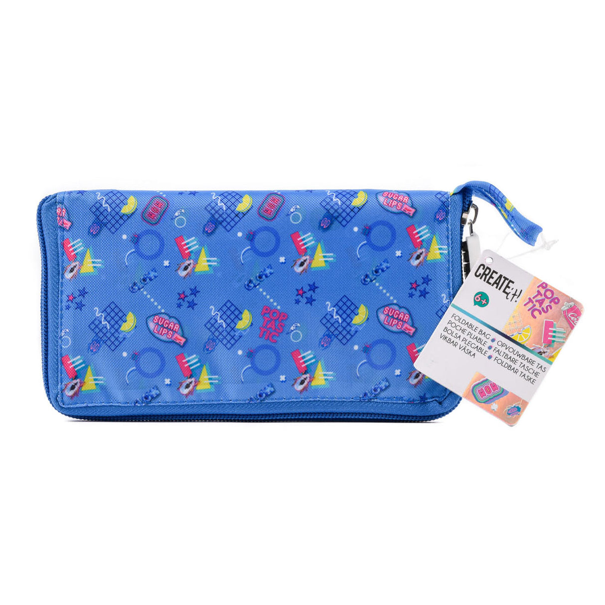 Skapa det! Poptastic Foldable Shopper Blue
