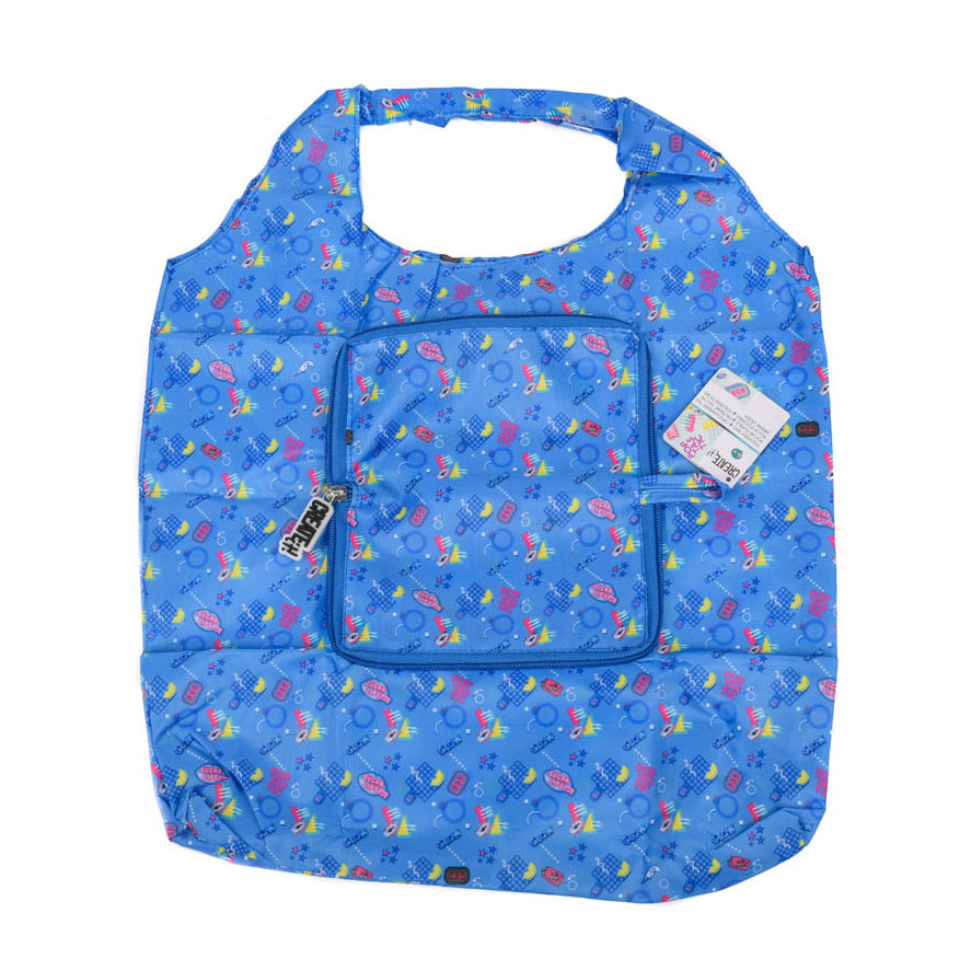 Skapa det! Poptastic Foldable Shopper Blue