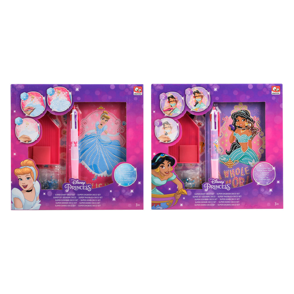CautCop Disney Prinzessin Tageby Diamond Molerei