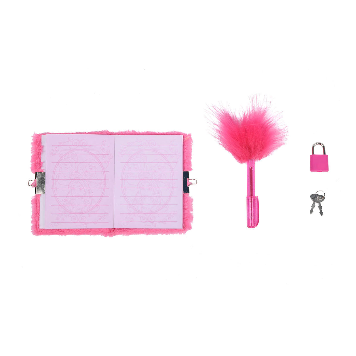 Canenco Disney Princess Diary Plush z piórem
