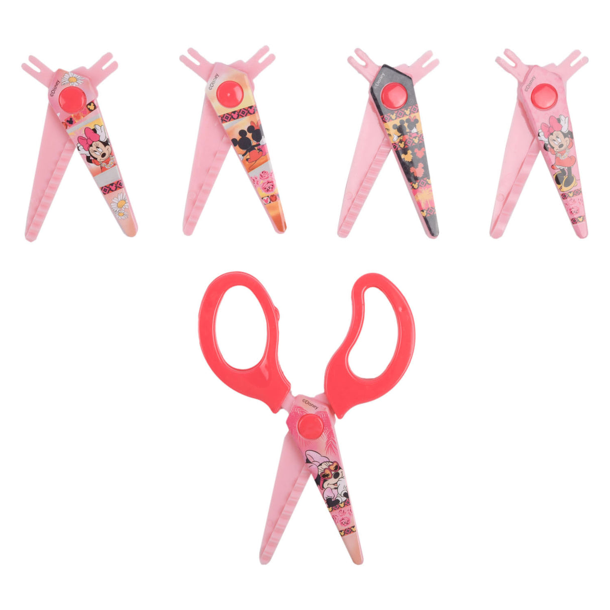 Minnie Mouse Cartel Scissors med 5 kartellmagasiner
