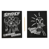 Art à gratter Spidey, 2 pièces.
