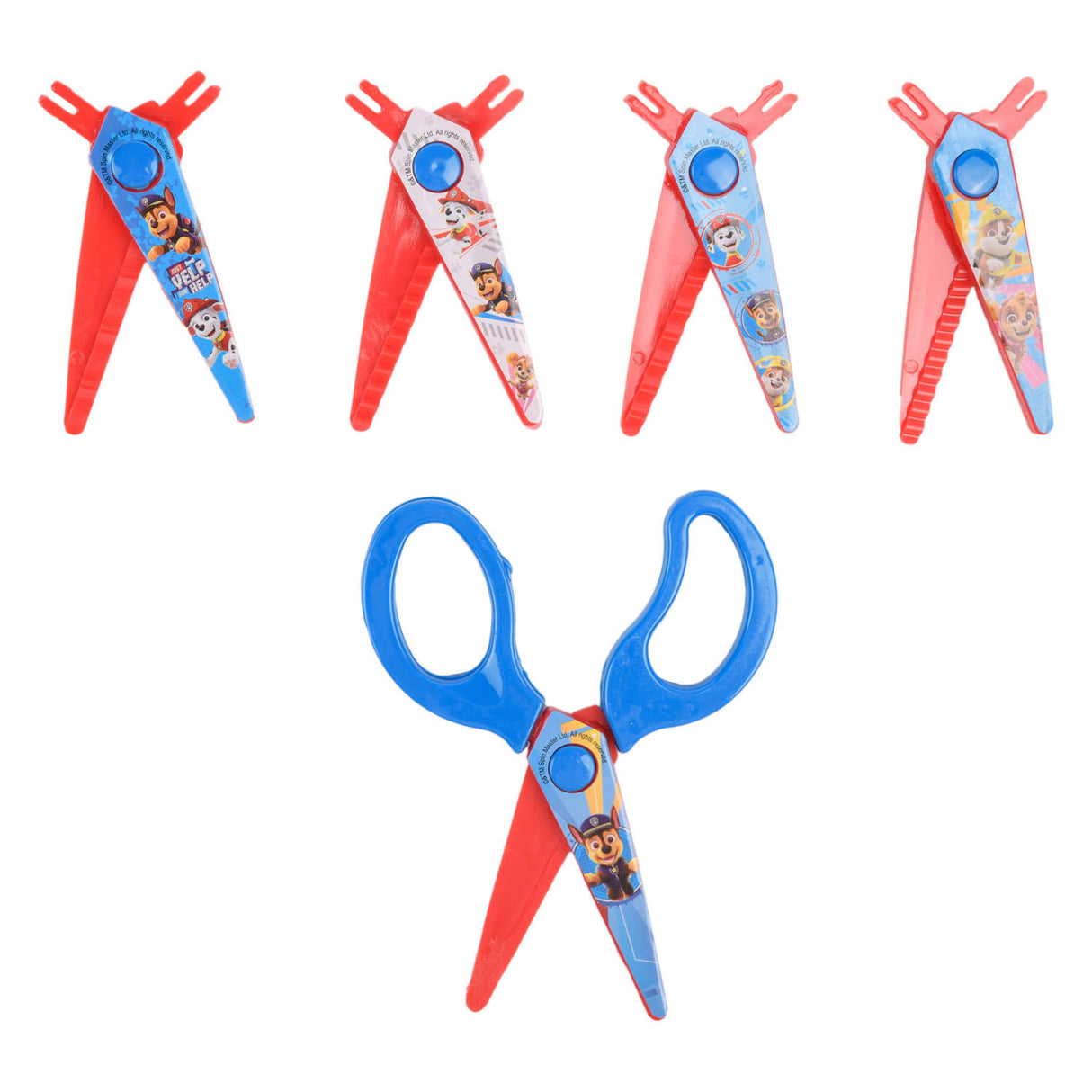 PAW PATROL SCISSORS con 5 riviste di cartello