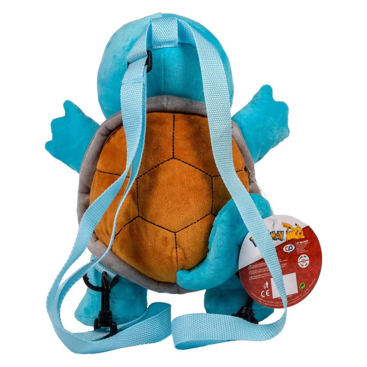 Canenco pokémon 3d rugtas pluche squirtle
