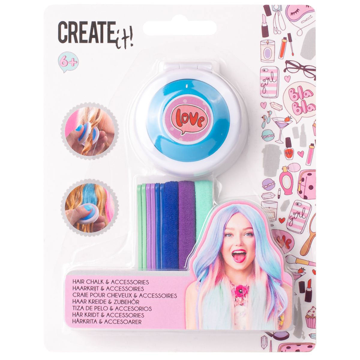 Crie! Beleza haarkrijt e acessórios para o cabelo