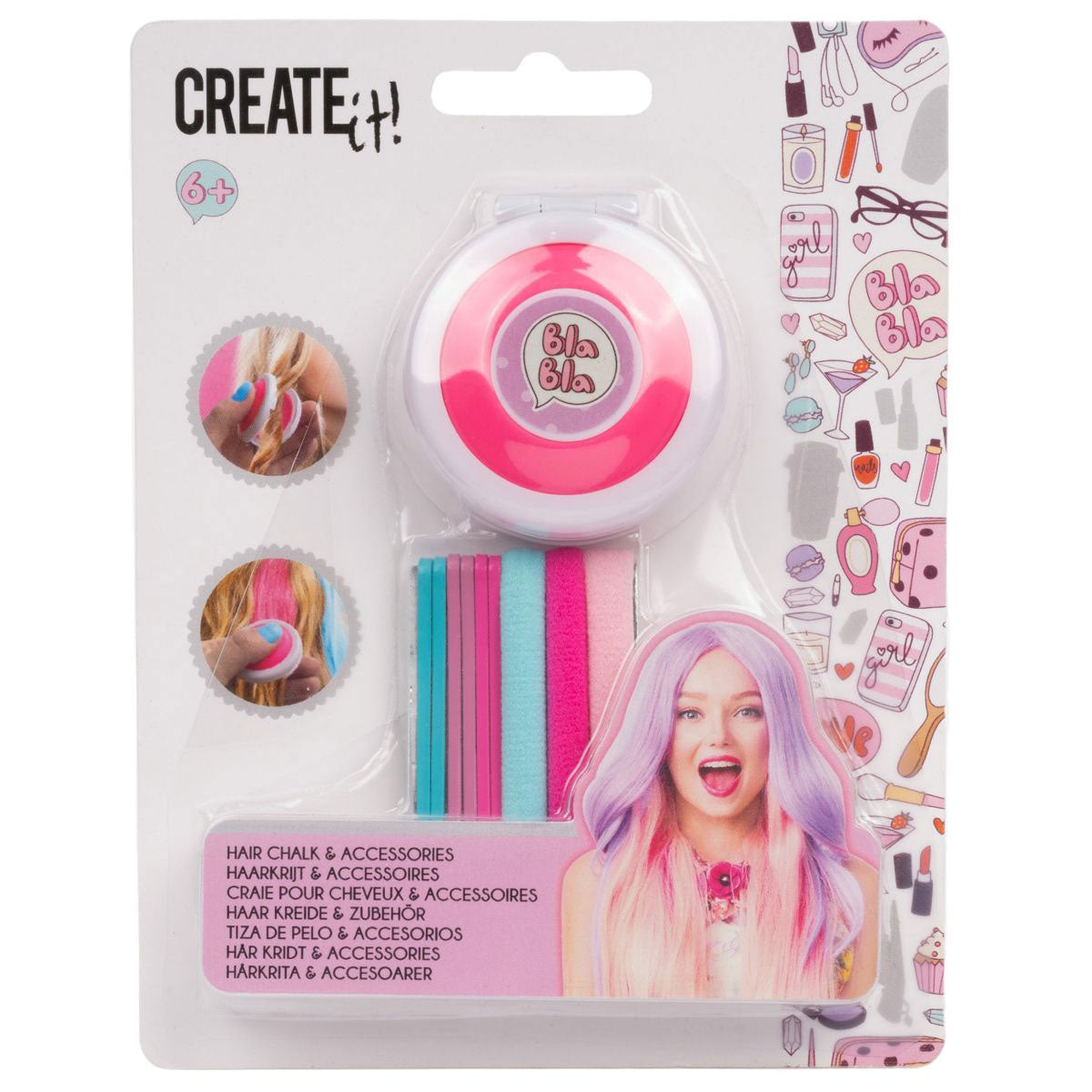 Crie! Beleza haarkrijt e acessórios para o cabelo