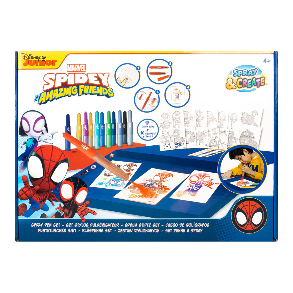 Spidey Blaspennen Set Deluxe