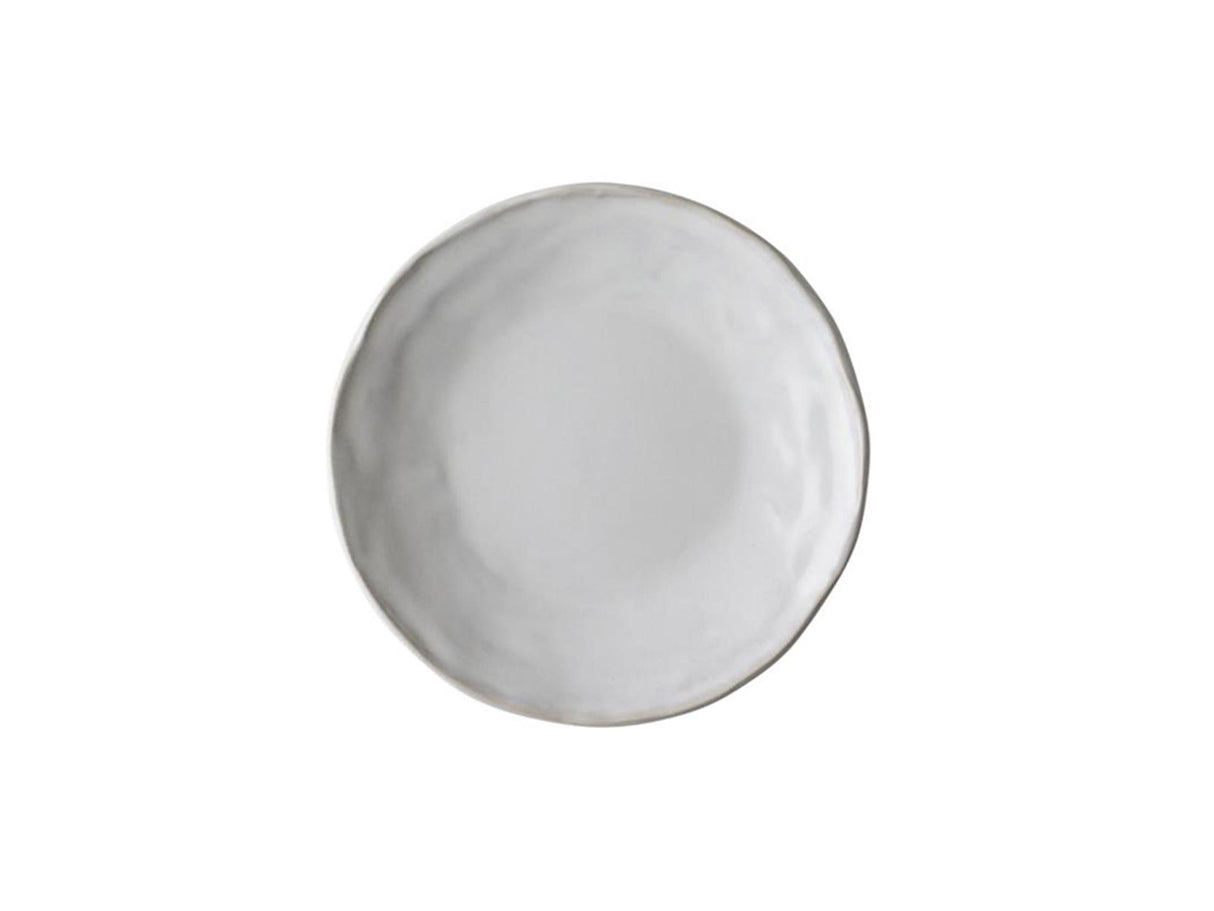 Dutch rose organic bord 17cm wit 4st