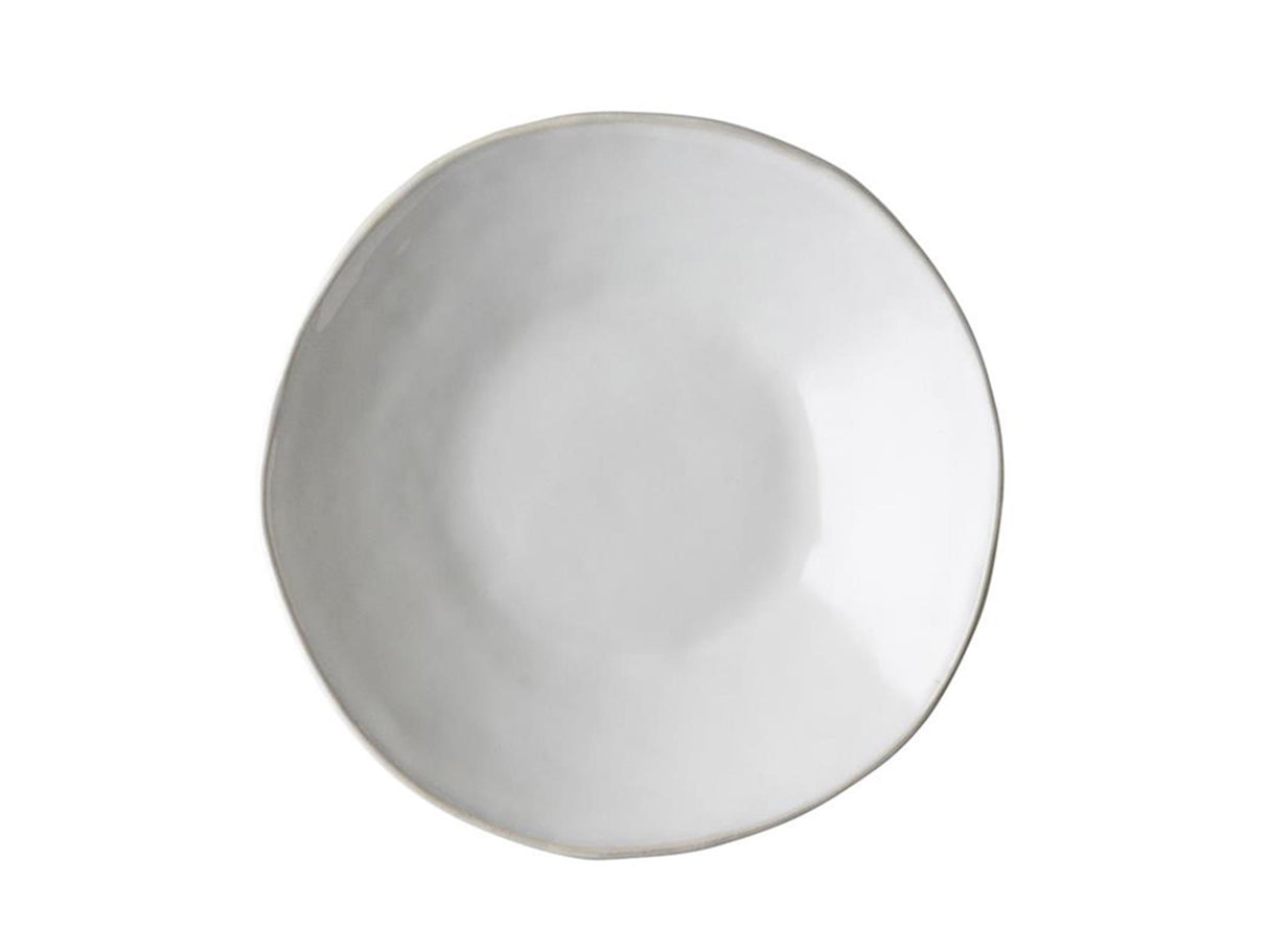 Dutch rose organic deep plate white 4 pcs