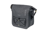 Basil Navigator Storm handlebar bag - sporty bicycle handlebar bag, waterproof, black