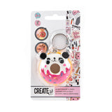 Create it! Beauty key ring donut with lip balm