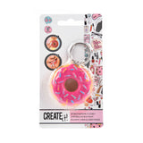 Create it! Beauty key ring donut with lip balm