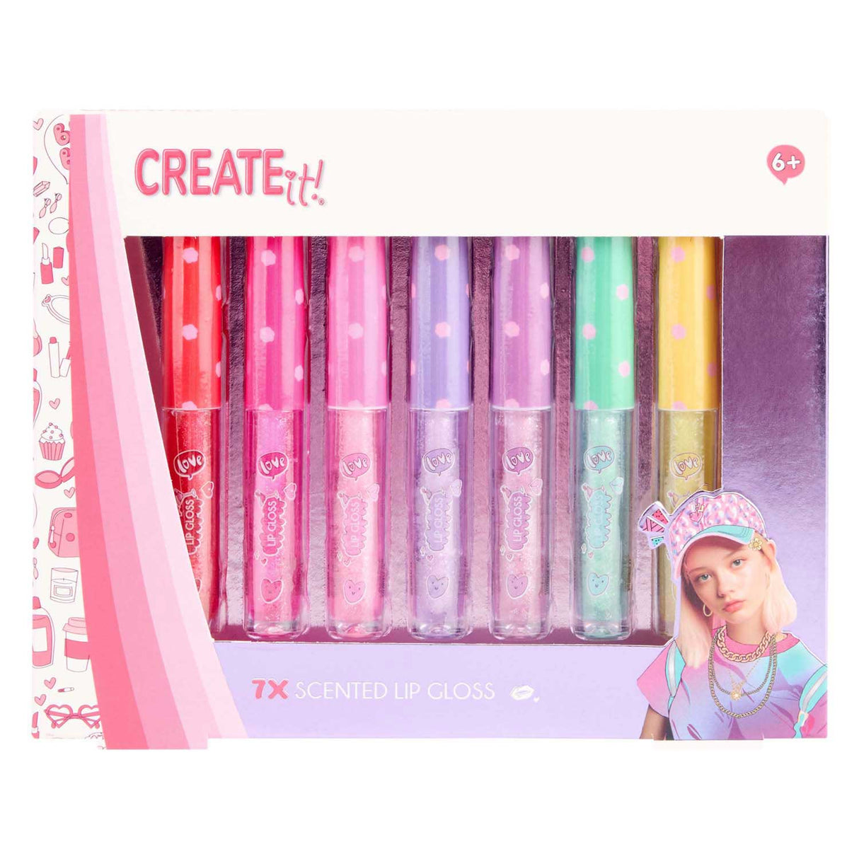 Create it! create it lip gloss scent glitter, 7 pcs.