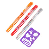 Create it! Tattoo scent pens, 3 pcs + template
