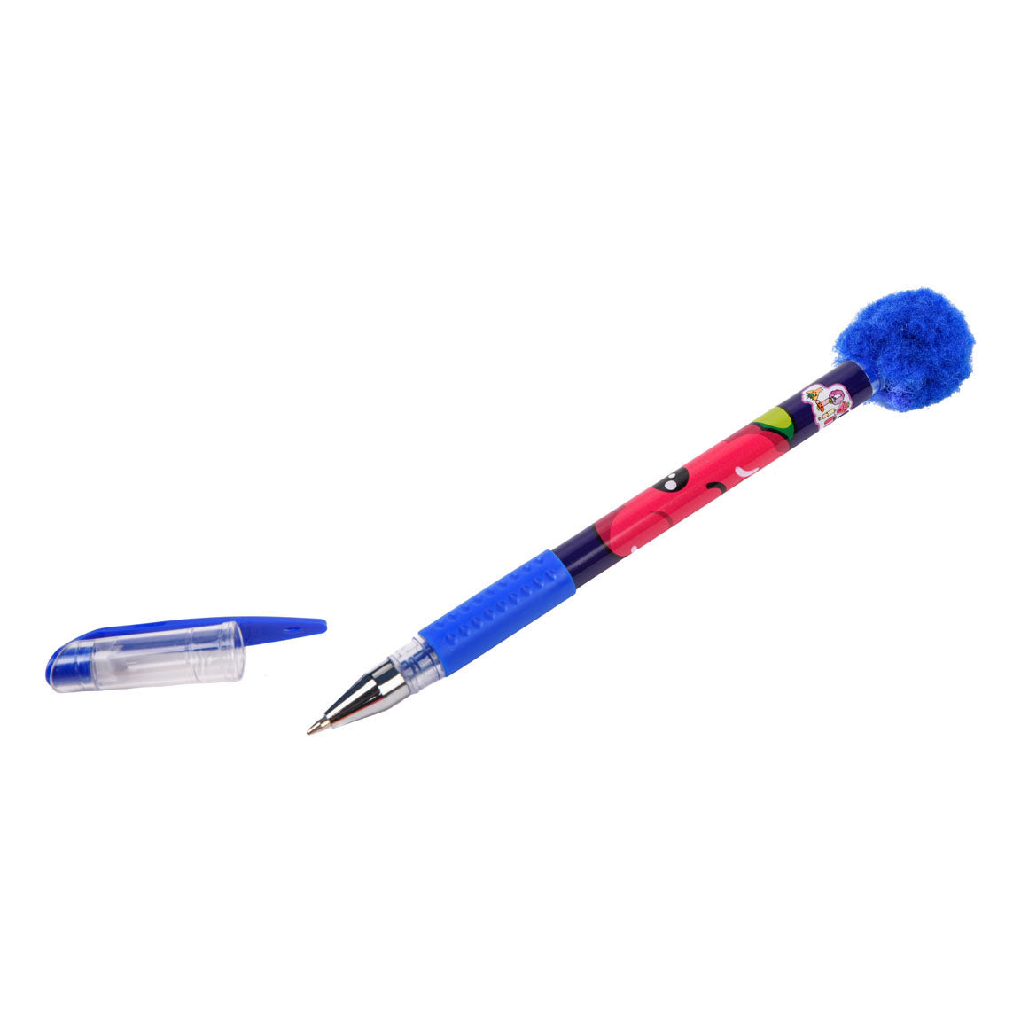 Canenco fruity squad pompom gel pens with scent, 12 pcs.