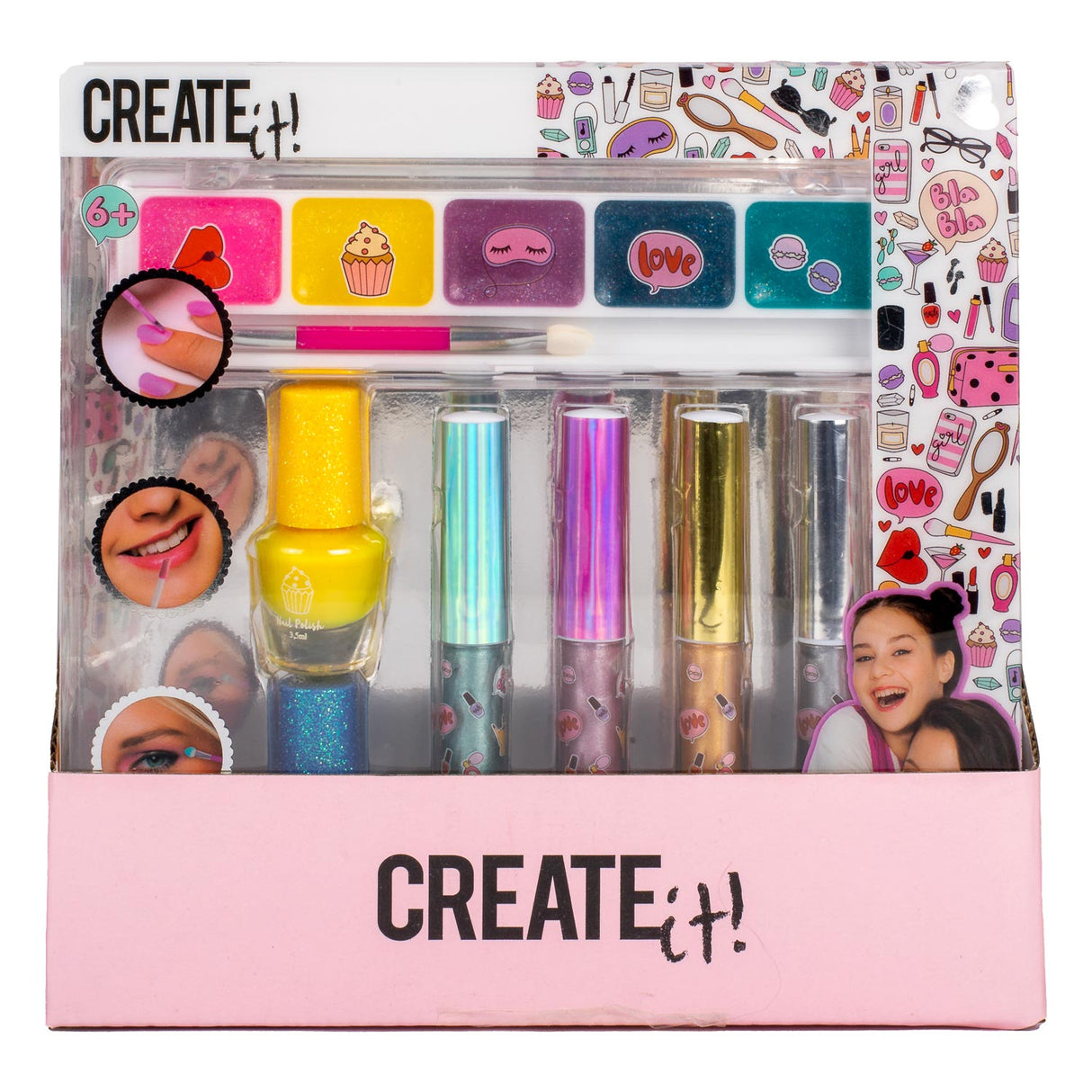 CautChoal Schéinheet Make-up Set Metall