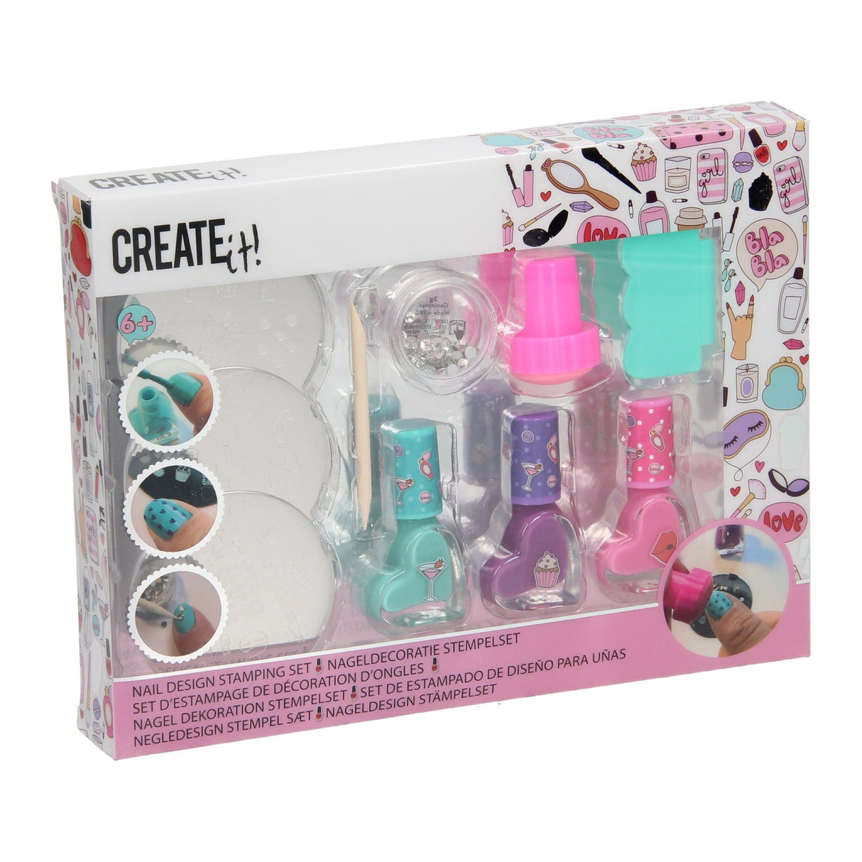 Crea! Set di francobolli di bellezza di bellezza