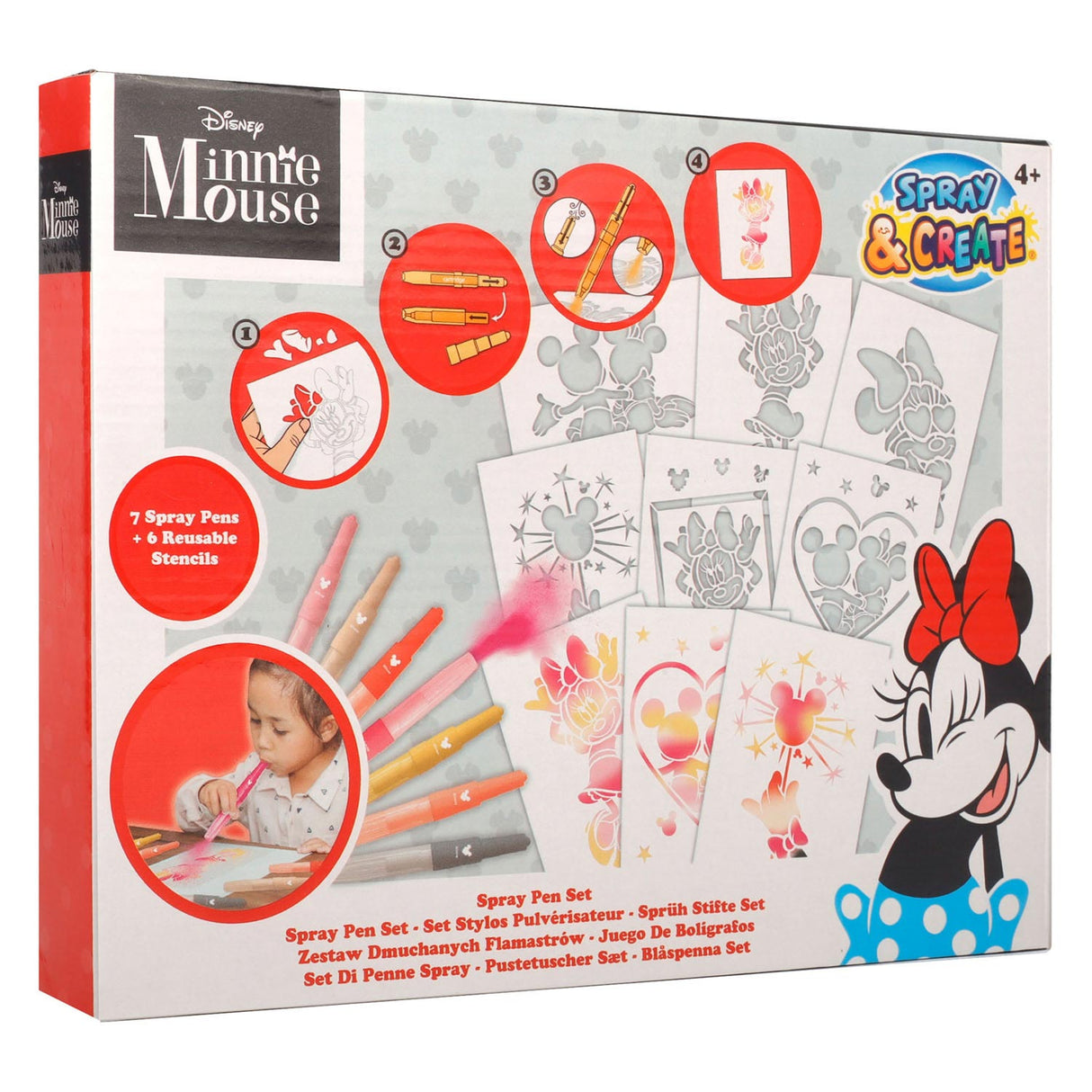 Set di Canco Minnie Mouse Blaaspissen