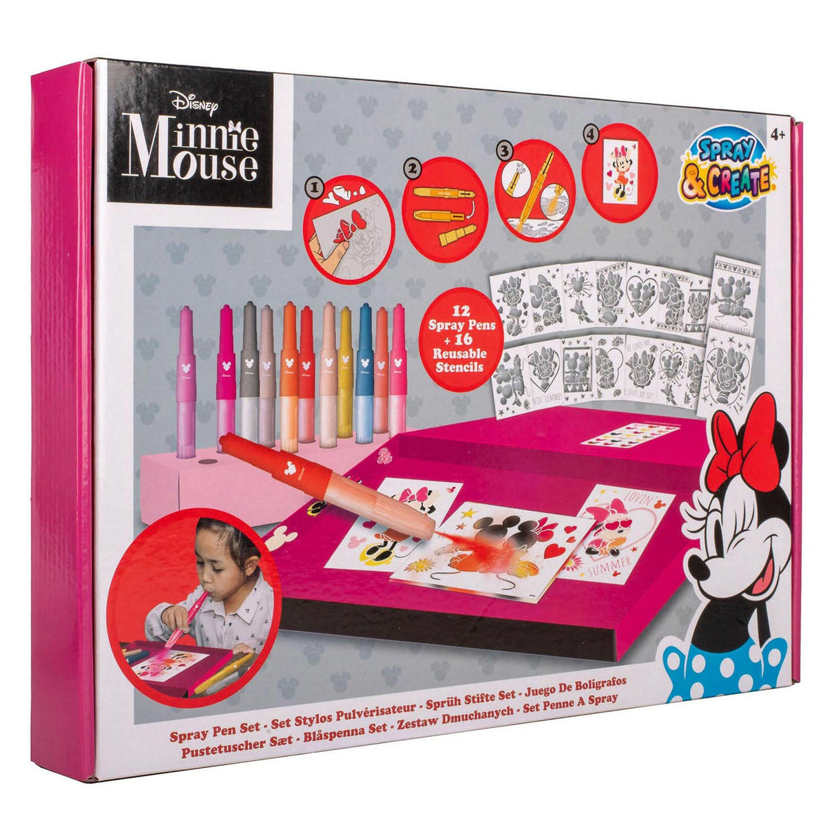 Set di Canco Minnie Mouse Blaaspissen