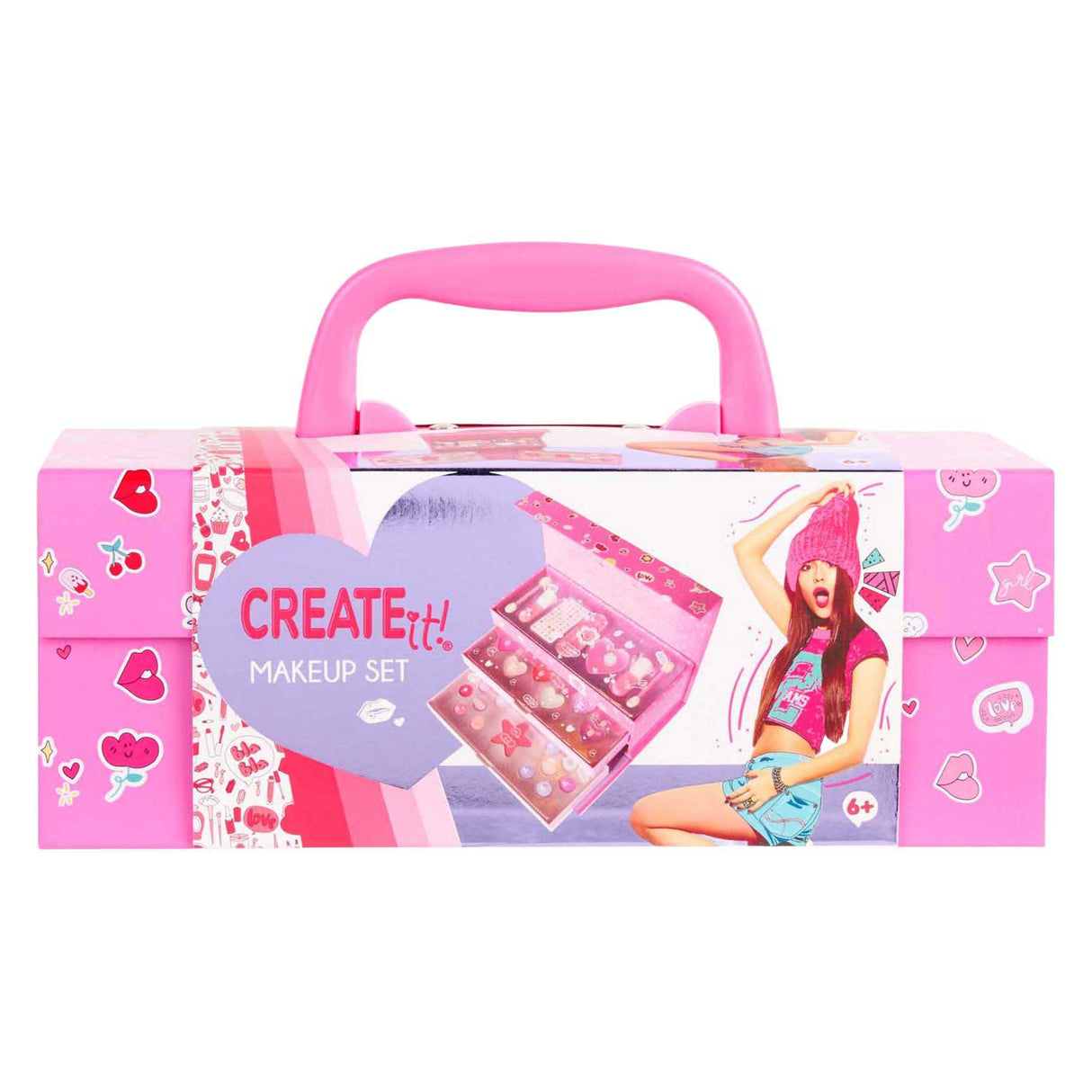 Canenco create it! beauty beauty case 3 layers