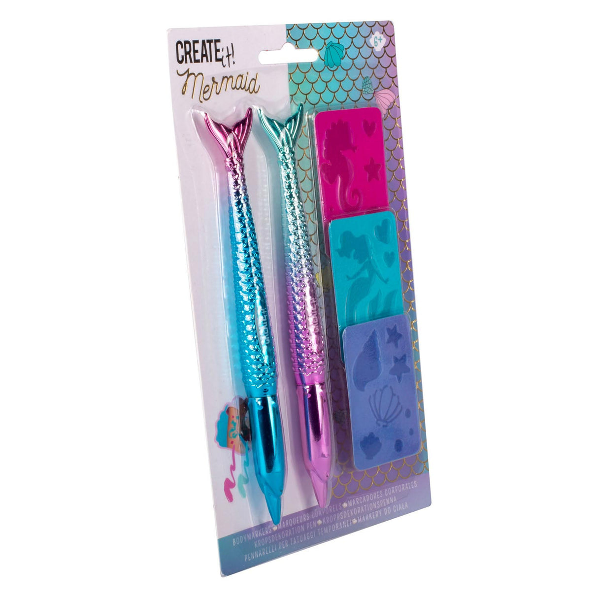 Canenco Create It! Mermaid Bodymarkers with 3 templates