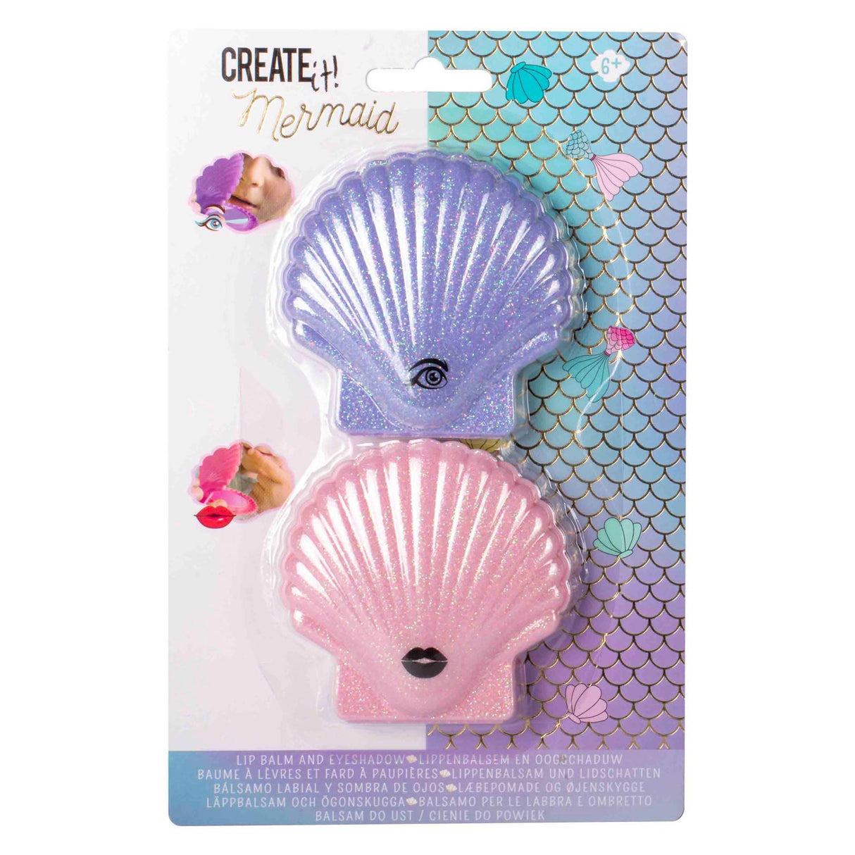 Create it! mermaid lip en oog make-up
