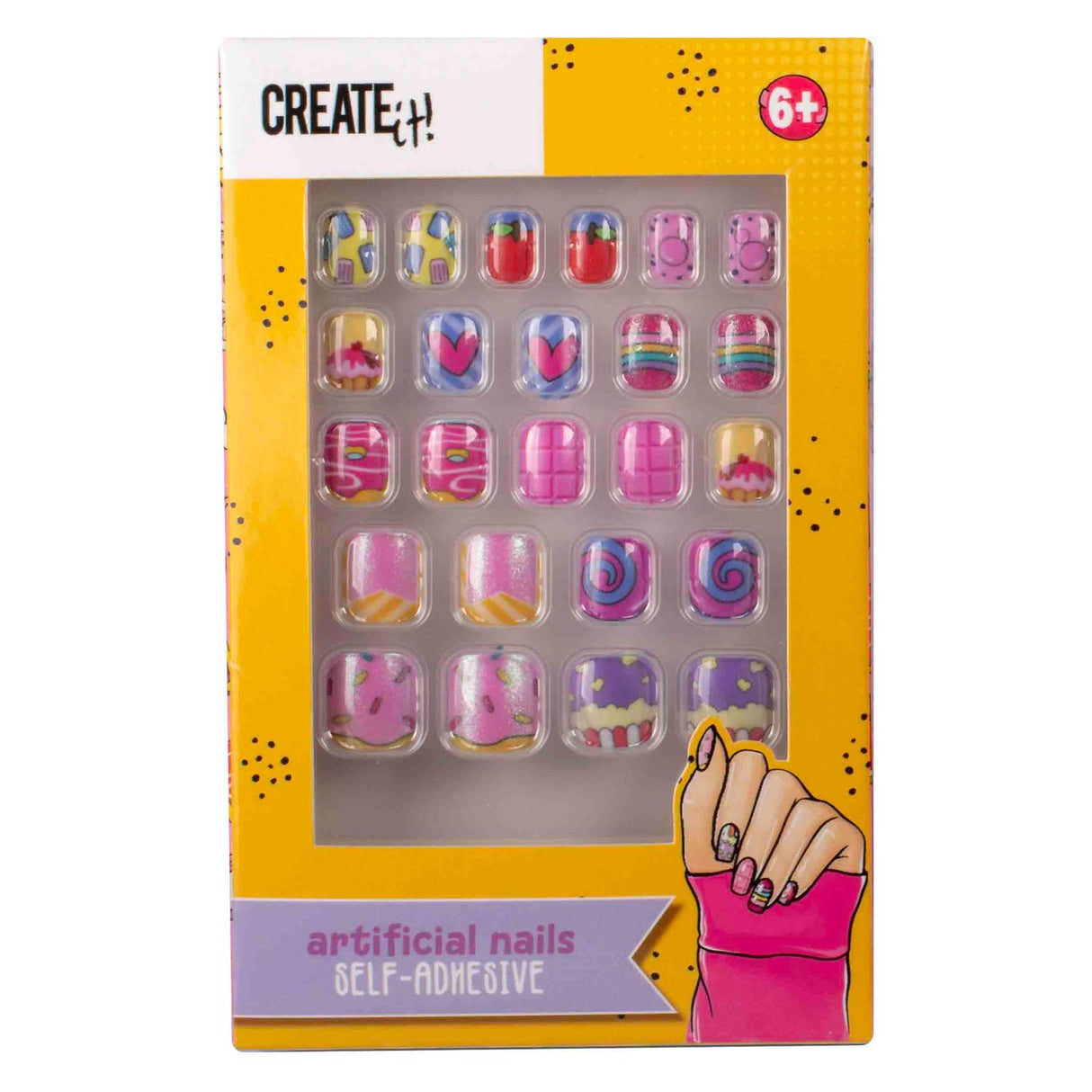 Crea! Candy Explosion Artificial Nails Authesive