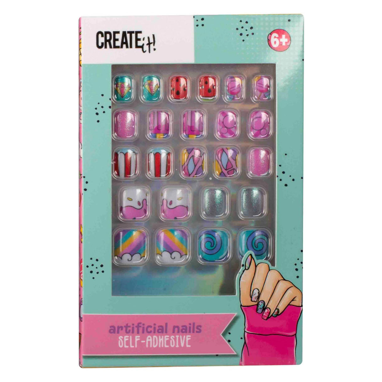 Crea! Candy Explosion Artificial Nails Authesive