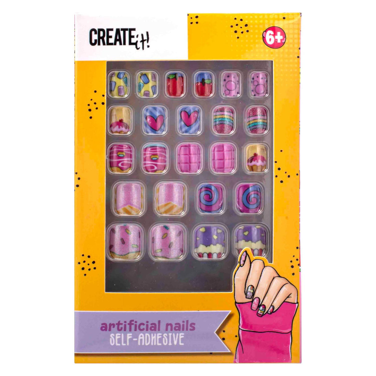 Crea! Candy Explosion Artificial Nails Authesive