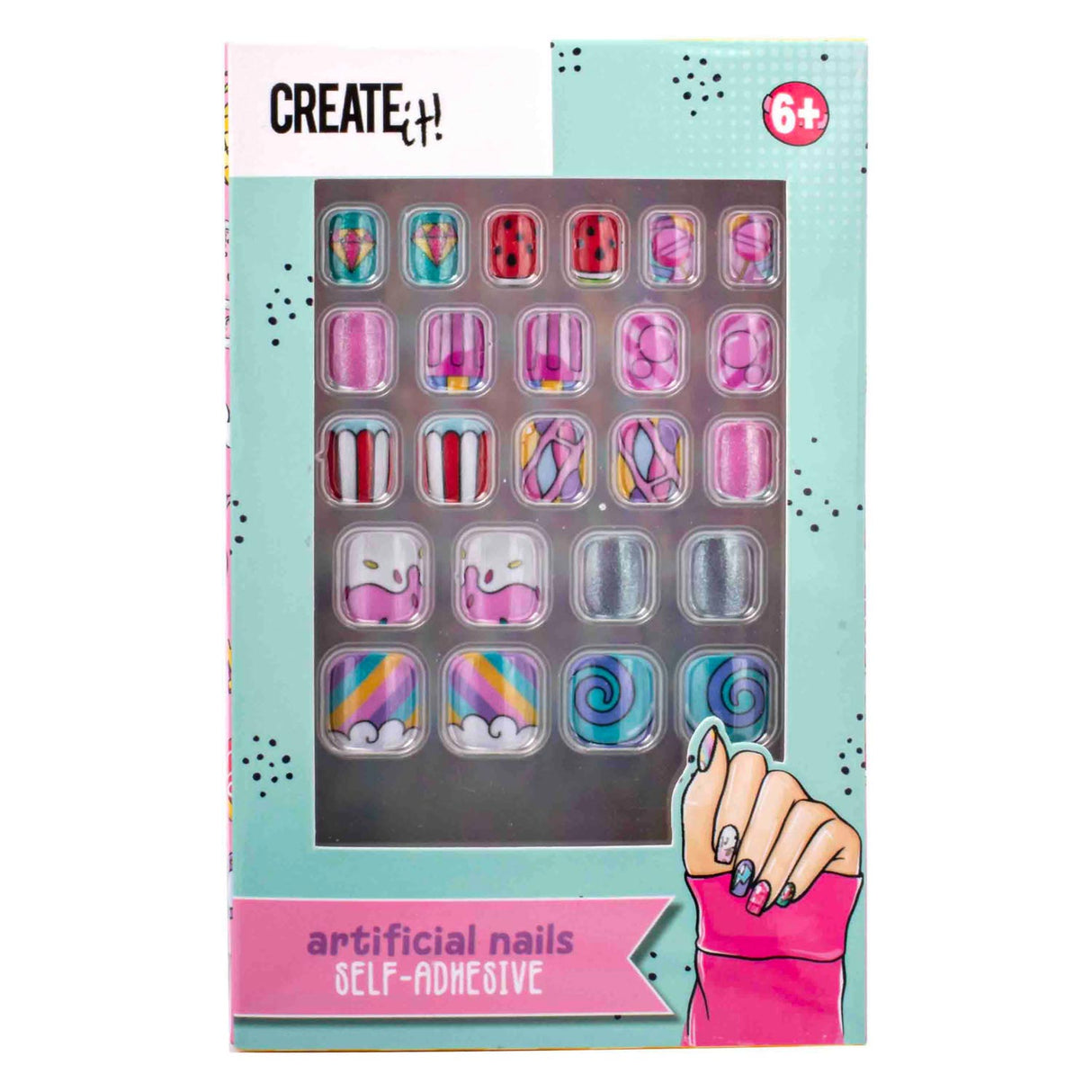 Crea! Candy Explosion Artificial Nails Authesive