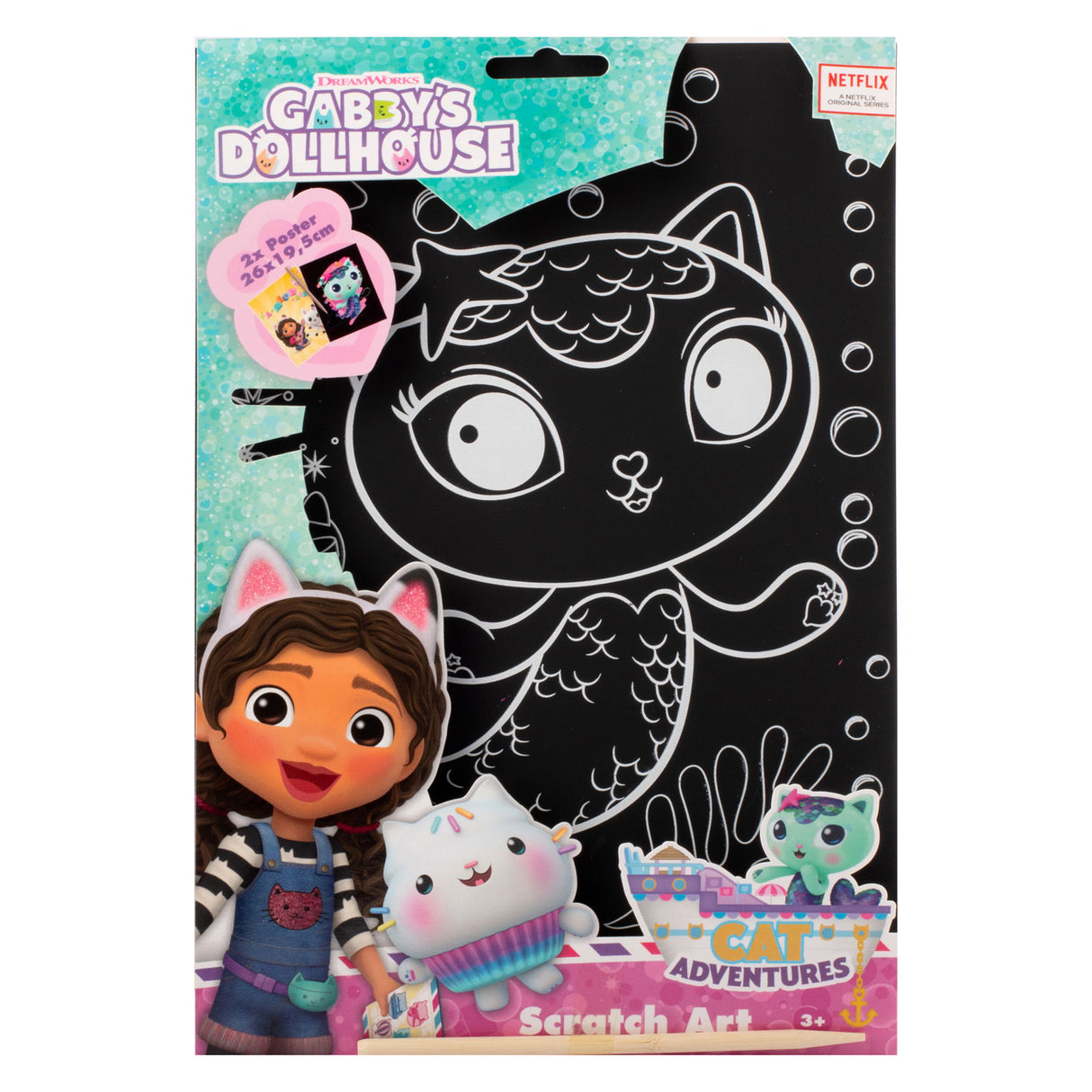 Canenco gabby's dukkehus skrabekunst 26x19,5cm 2 stk | 6 stk