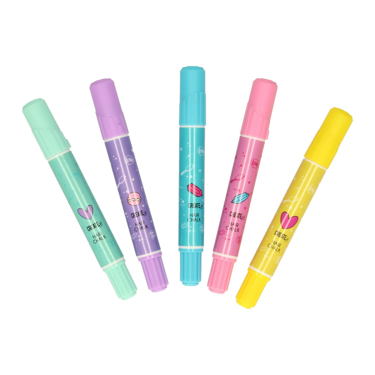 Créez-le! stylos à craie de cheveux, 5e