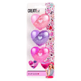 Create it! heart lip balm, 3st.