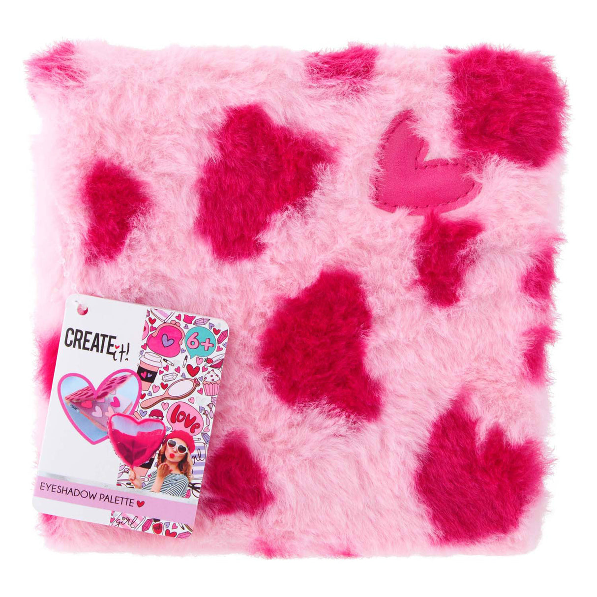Skapa det! Hjärtögonskugga fluffig
