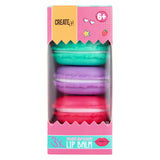 Create it! Candy lip balm Macaron Box, 3st.