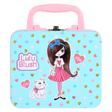 Canenco lulu blush make-up set in pewter case