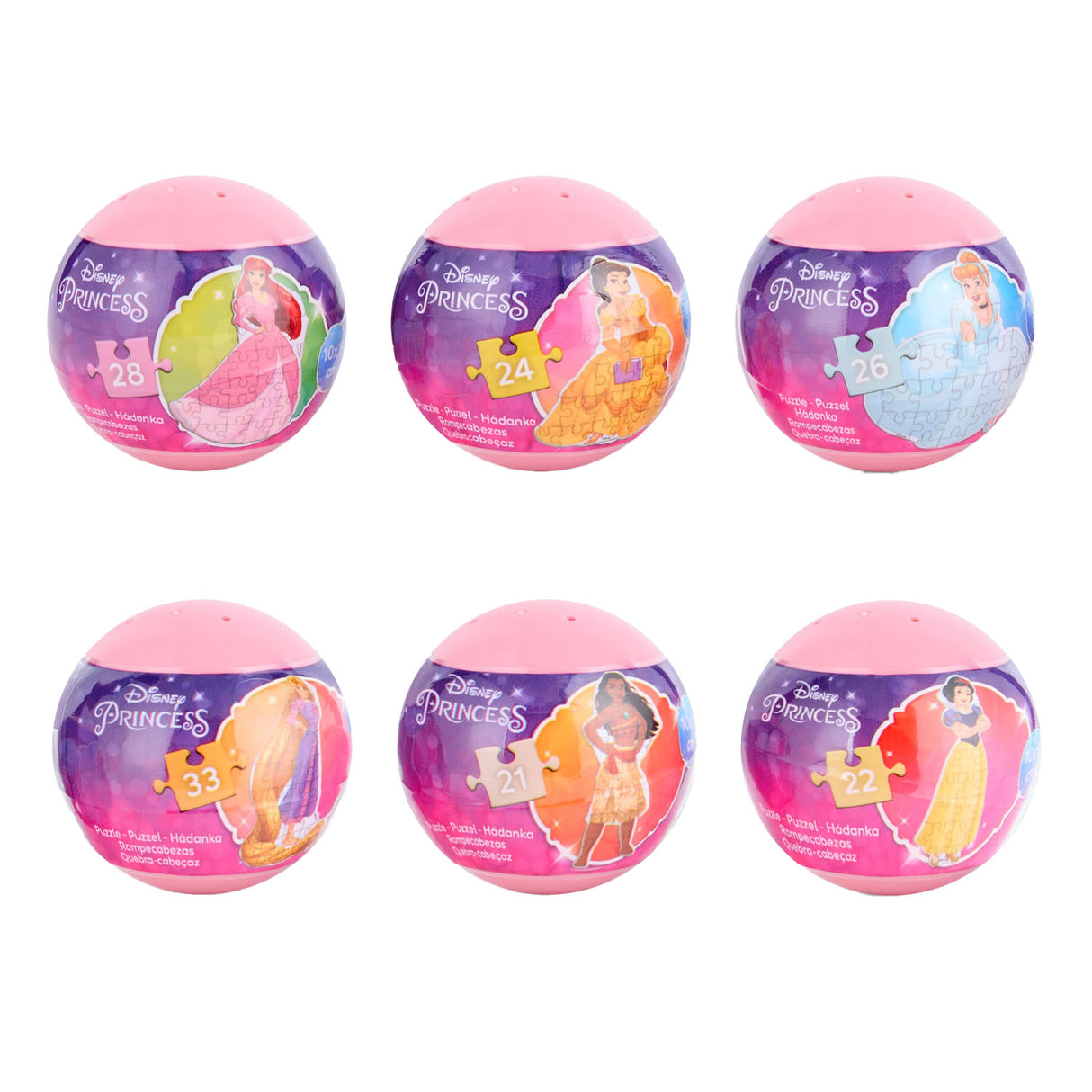 Canenco bola de quebra-cabeça da princesa Disney