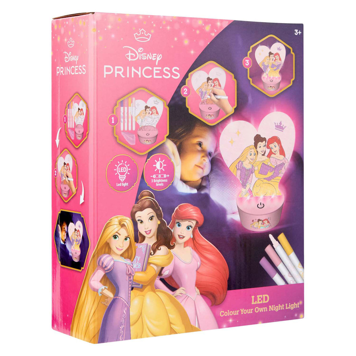 Canenco Disney Prinzessin macht Ihr eigenes LED -Nachtlicht